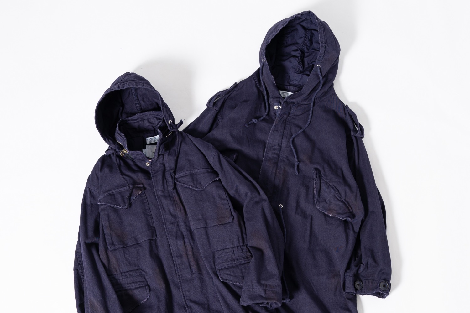 エイトン×ビューティ＆ユース”米軍M-65”着想のショート丈モッズコート