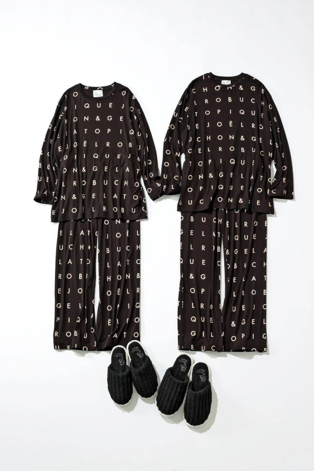 ジェラート ピケ×ジョエル・ロブション新作、“大人ブラック”ニット