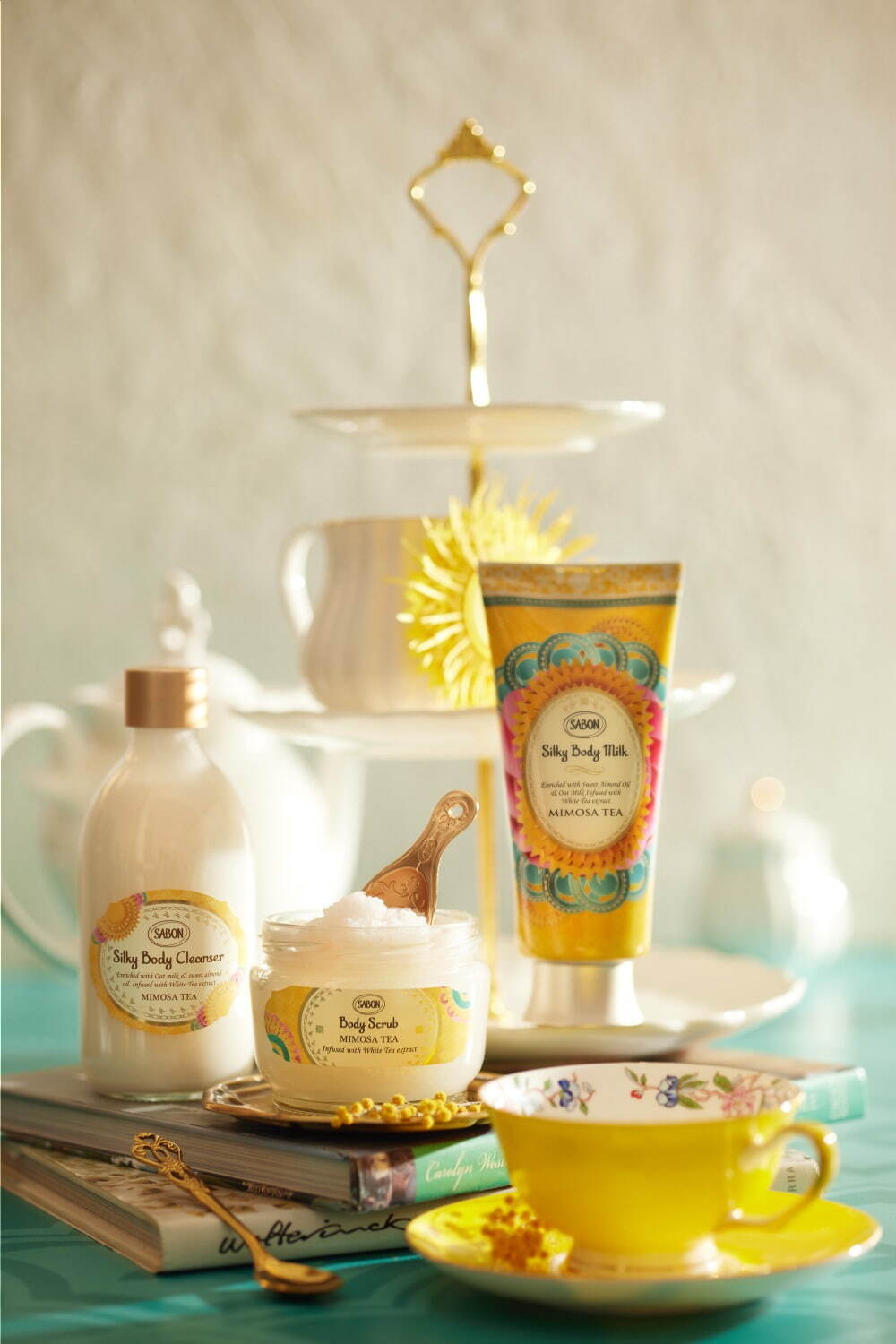 SABON“お茶の香り”「ティーセレモニー コレクション」ミモザティー着想