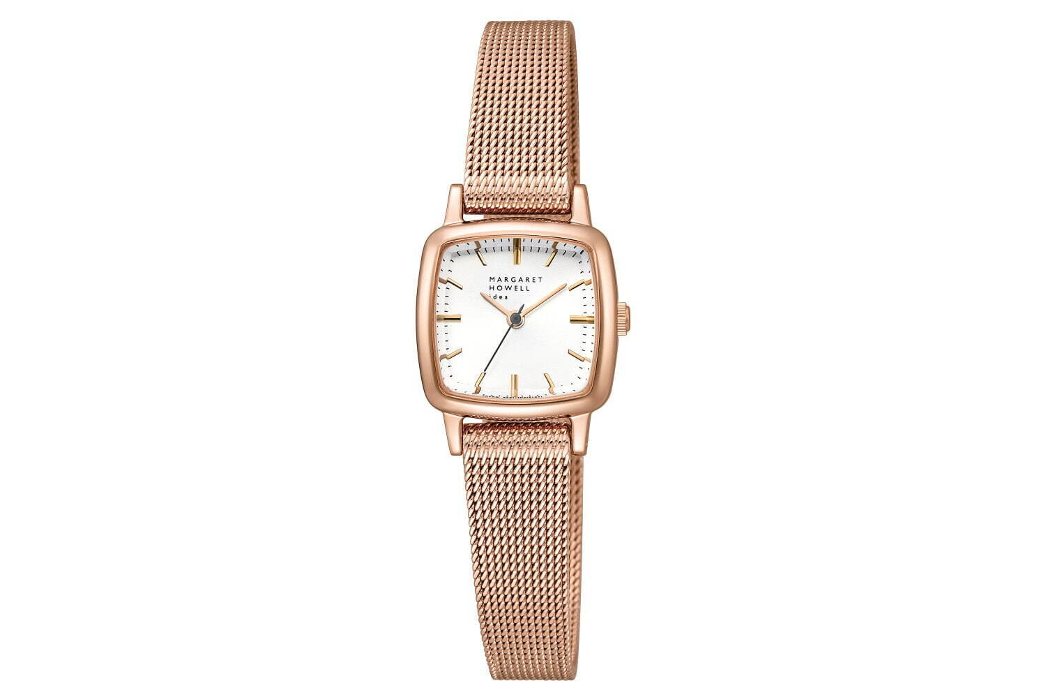マーガレット・ハウエル アイデアの新作腕時計、スクエアケース