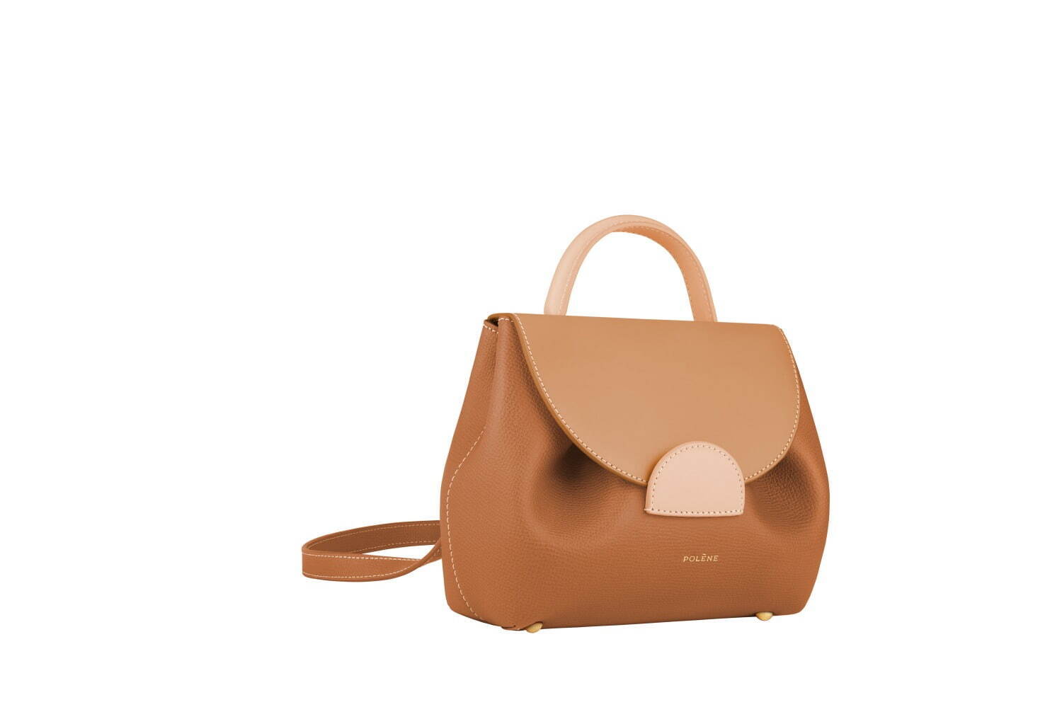 POLENE POLENE バック 茶色 ブラウン ショルダーバッグ
