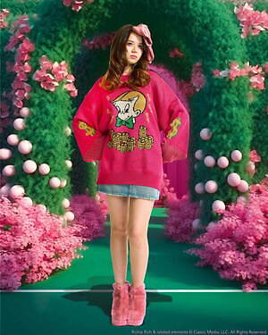 ランド バイ ミルクボーイ×『リッチーリッチ』コラボウェア、“山積み