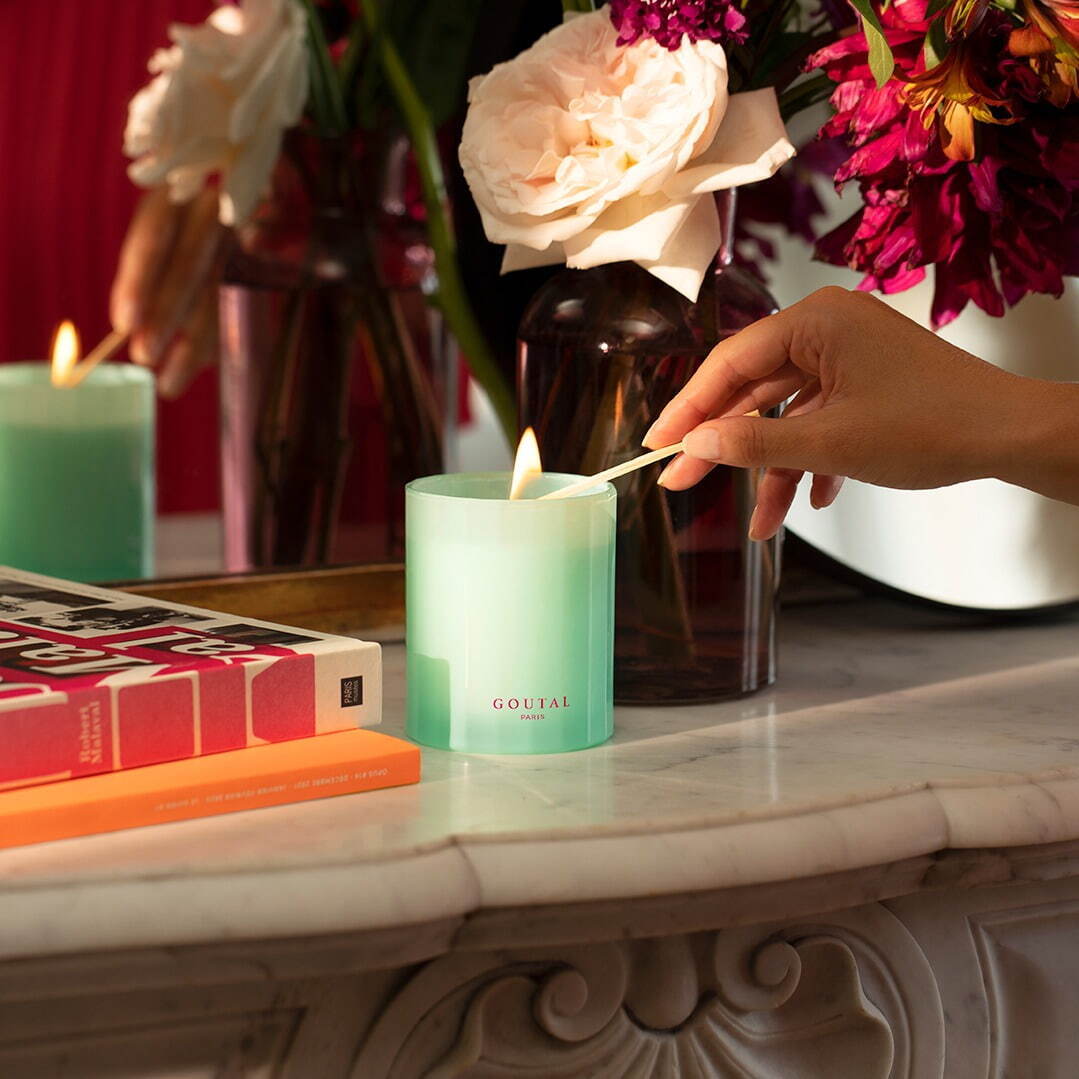 グタール“ピーチ＆ローズ香る”「プチシェリー」香水＆キャンドルの限定