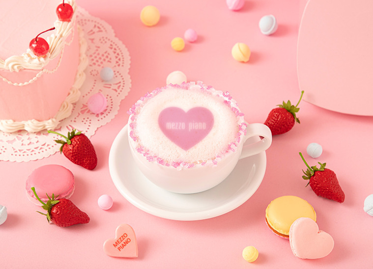 メゾ ピアノ」限定カフェが新宿に、“ベリエちゃん”いちごパフェ