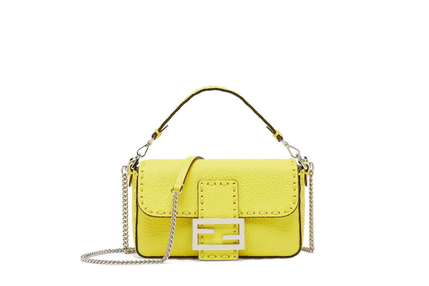 フェンディ“レザーステッチ”の「セレリア」新作バッグ、バゲットや