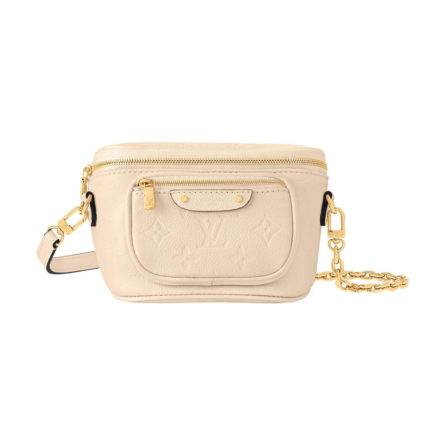 ルイ・ヴィトン「ミニ バムバッグ」エンボス加工のモノグラム