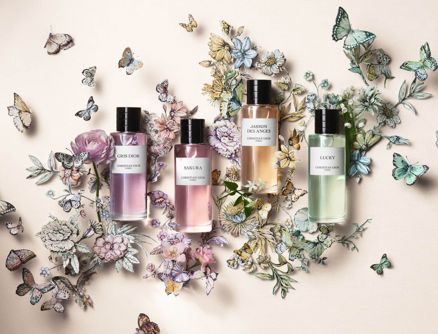 メゾン クリスチャン ディオール」人気のフローラル フレグランス“蝶と
