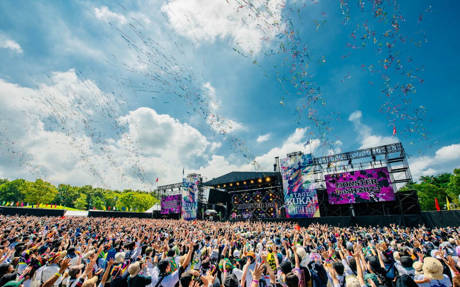 音楽フェス「MONSTER baSH 2024」香川・国営讃岐まんのう公園で、出演