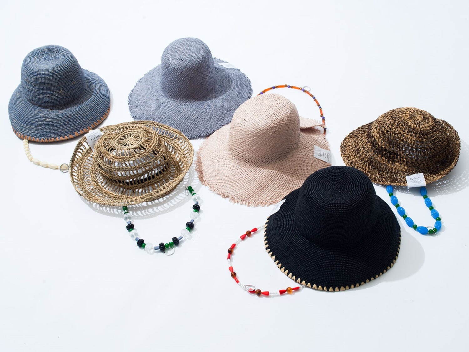 メゾンドリリス×RHC ロンハーマン“1点物”の夏用ハット、日除けに優れた