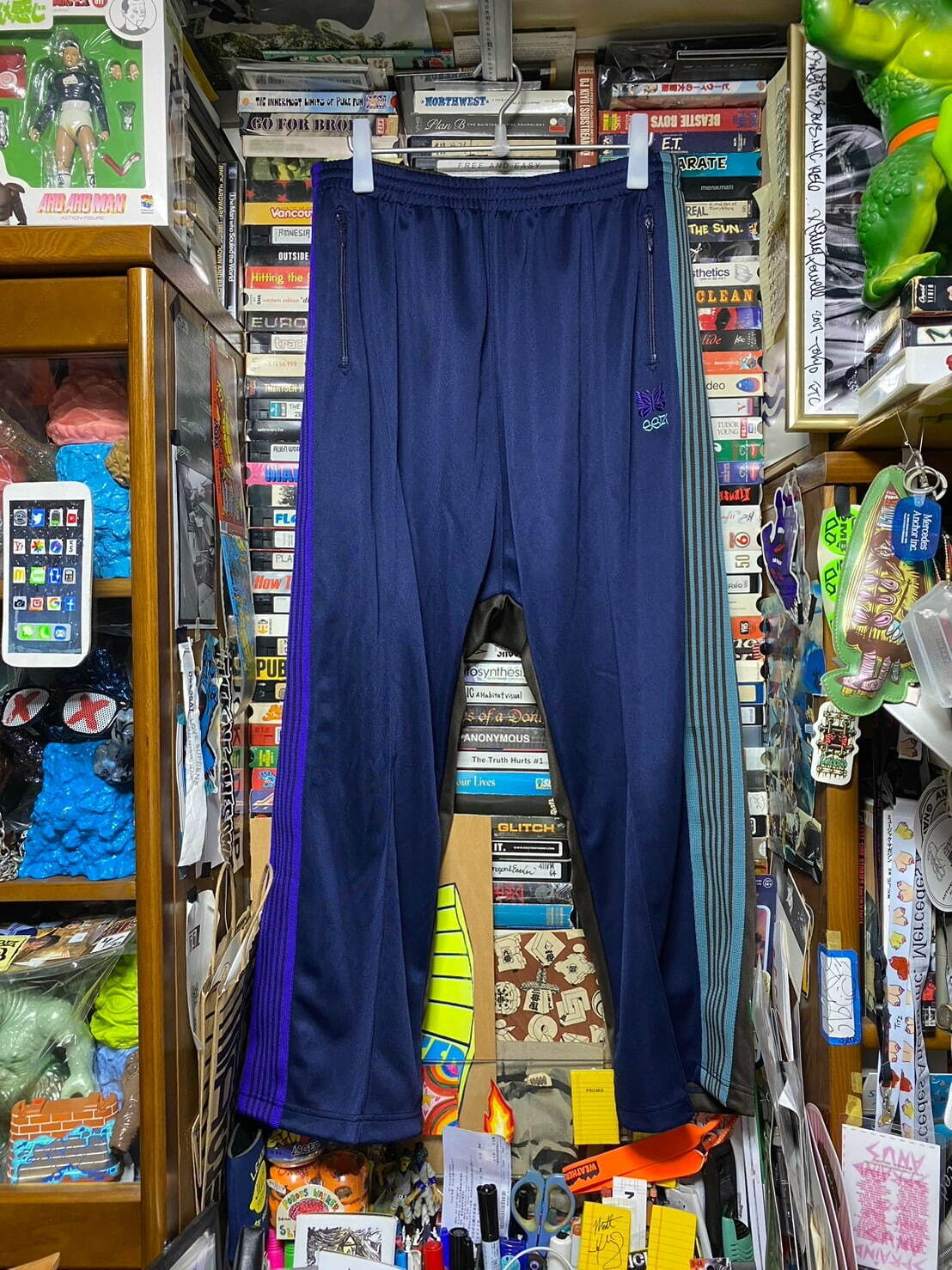 ニードルズ×SSZ、“クレイジーパターン”の襟付きトラックトップス