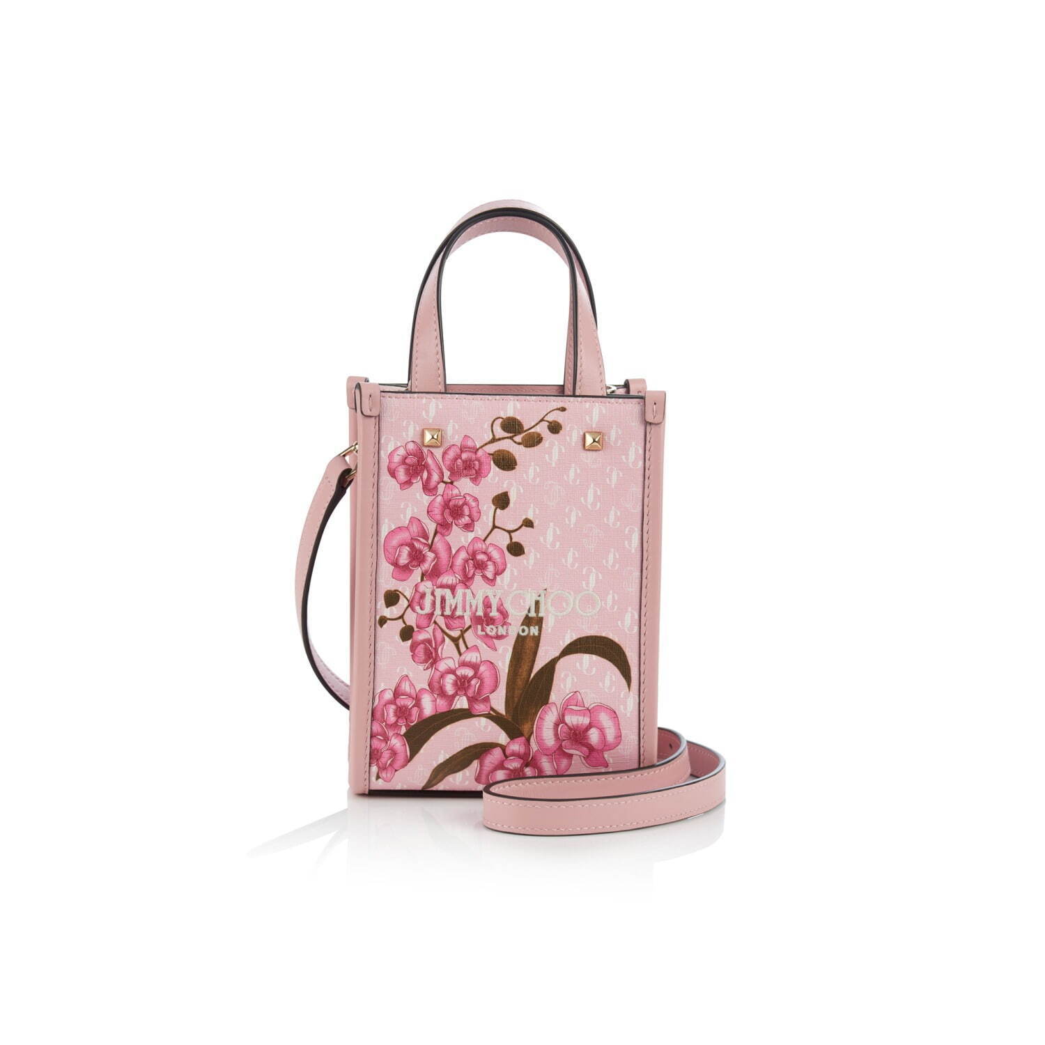 ジミー チュウ“フラワーモチーフ”の限定トートバッグ＆財布、フラワー