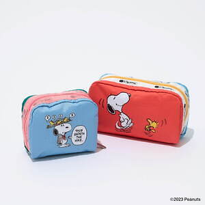レスポートサック「ピーナッツ」新作バッグ、スヌーピーの顔型リュック