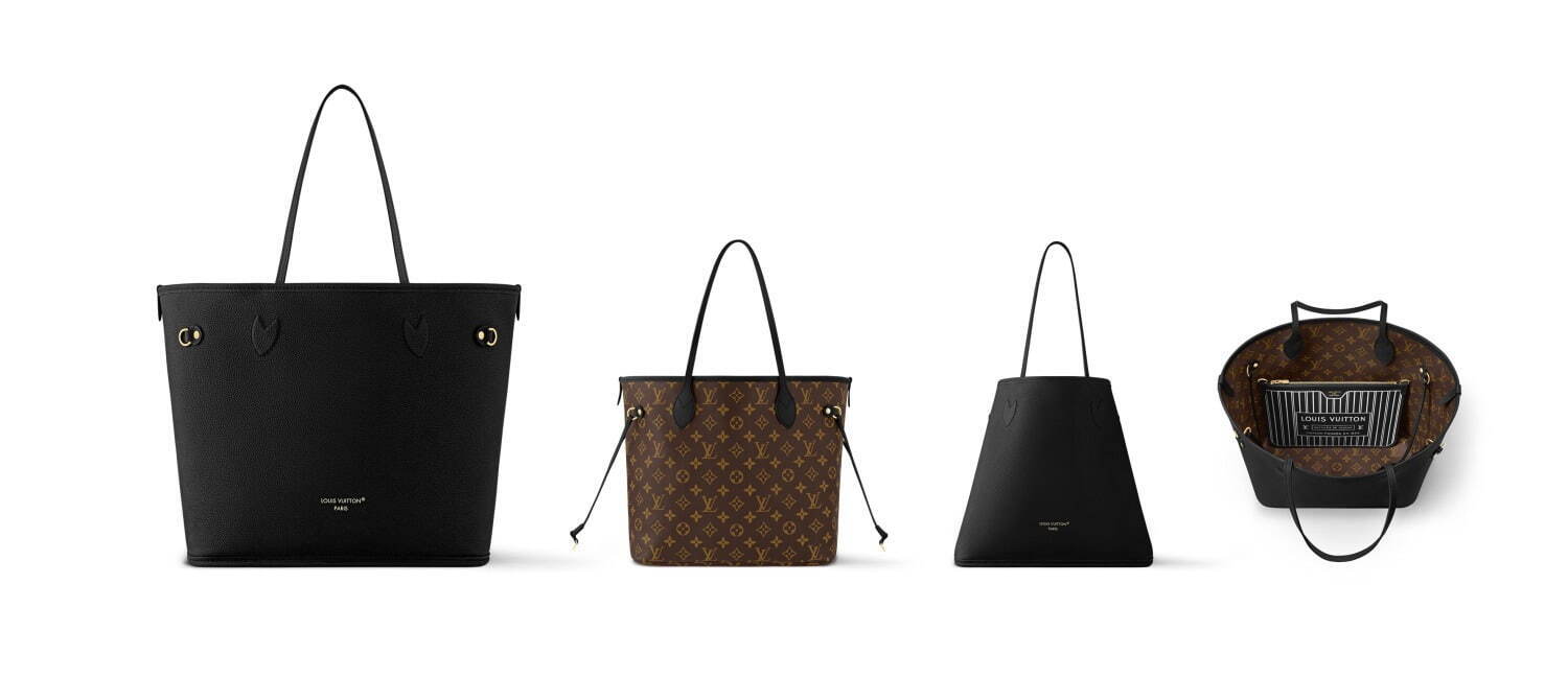 ルイ・ヴィトンのバッグ「ネヴァーフル」リバーシブル仕様に