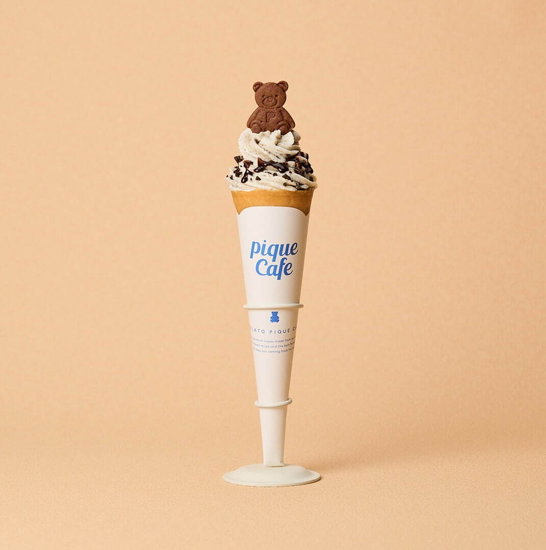 ジェラート ピケ カフェ“ピケベア”の冬限定クレープ「クッキー