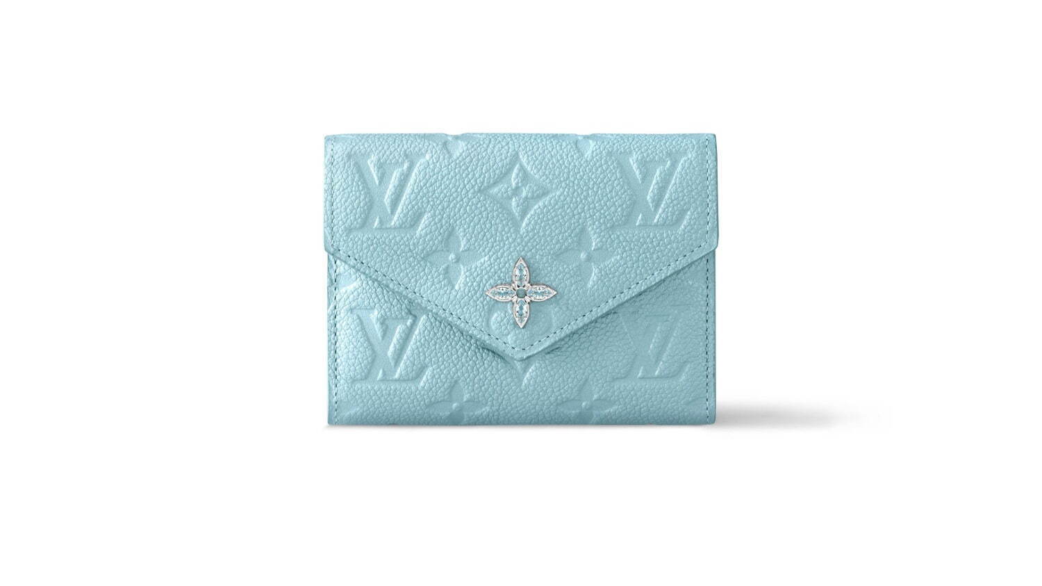 ルイ・ヴィトン“純白レザー”×モノグラム・パターンのウィメンズ財布
