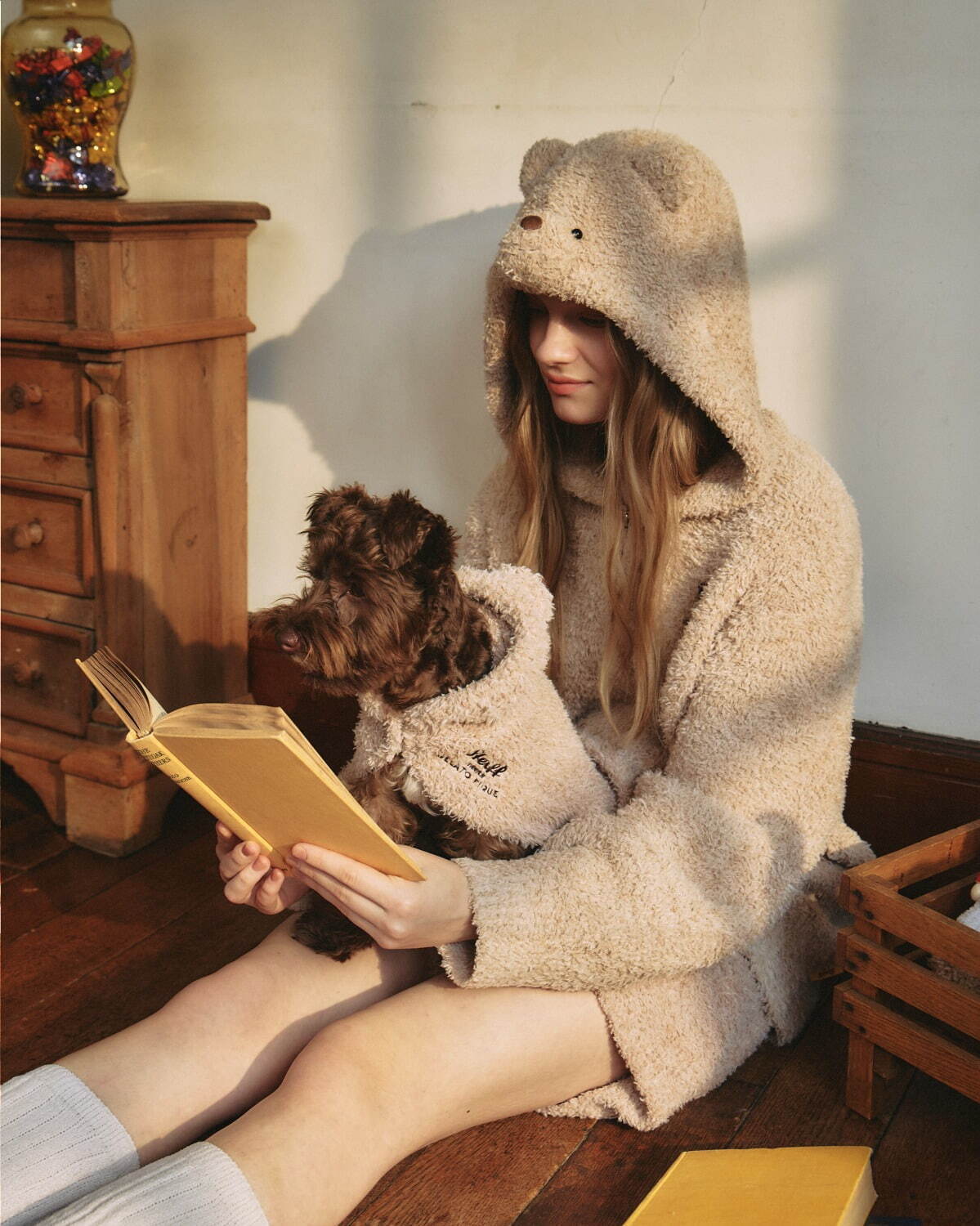 ジェラート ピケ×シュタイフ第2弾、テディベア“ジェームズ”が主役の