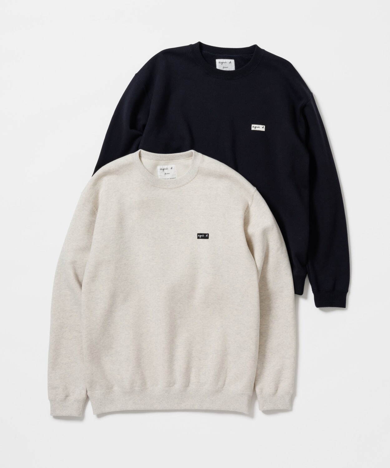 アニエスベー×アダム エ ロぺ“パステルカラー”のスウェット、ゆったり