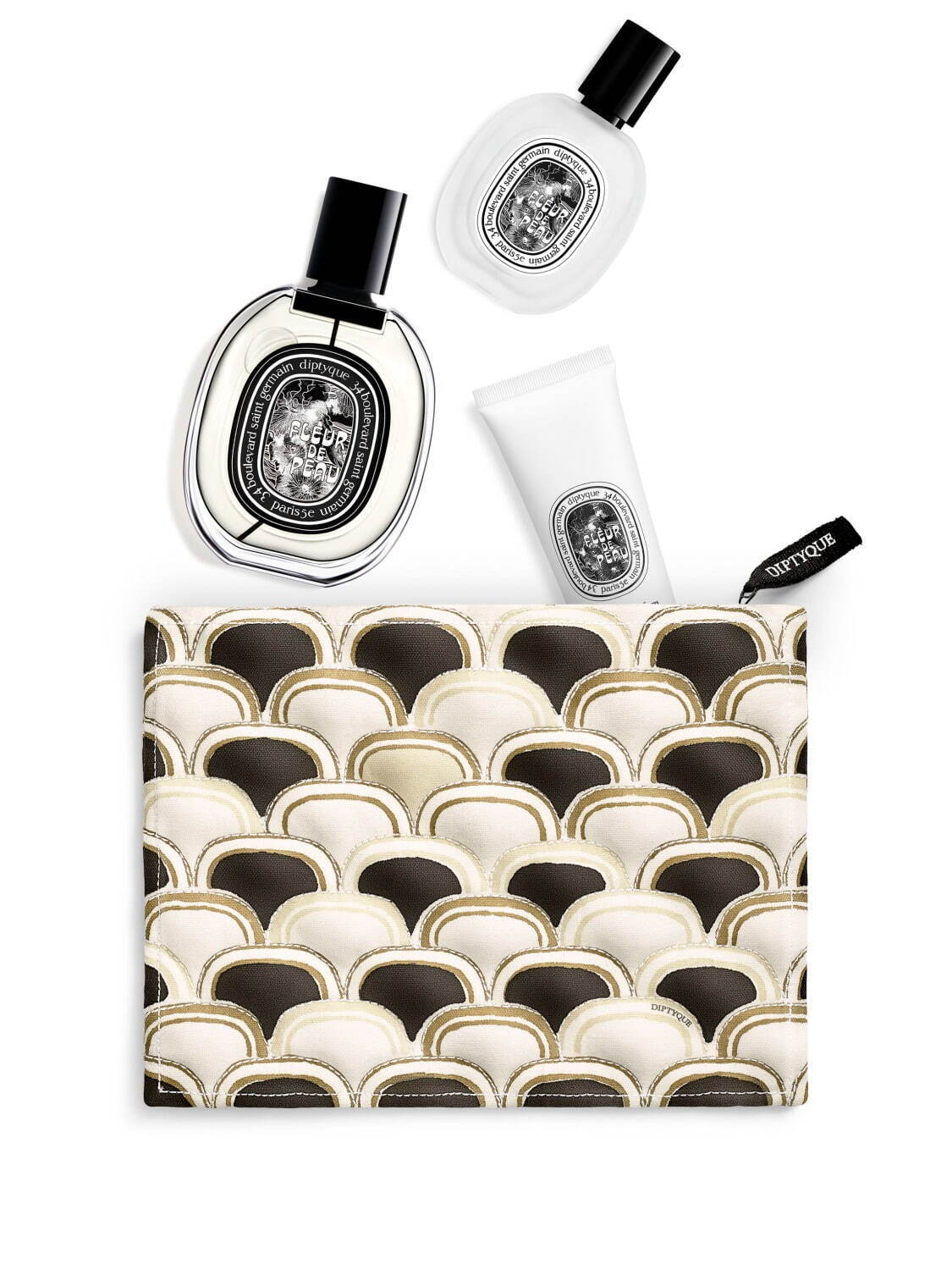 ディプティックの新作雑貨、“香りテキスタイル”のポーチ＆ダークな