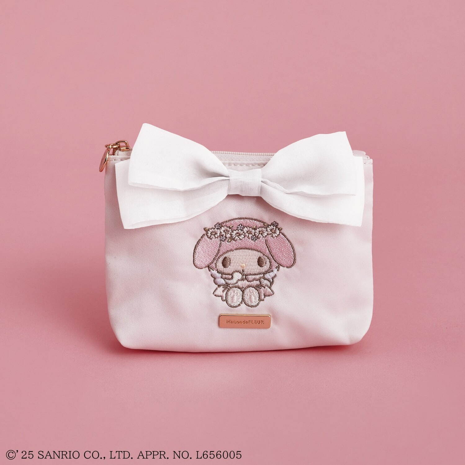 メゾン ド フルール「マイメロディ」ふわふわフェイスバッグや淡い