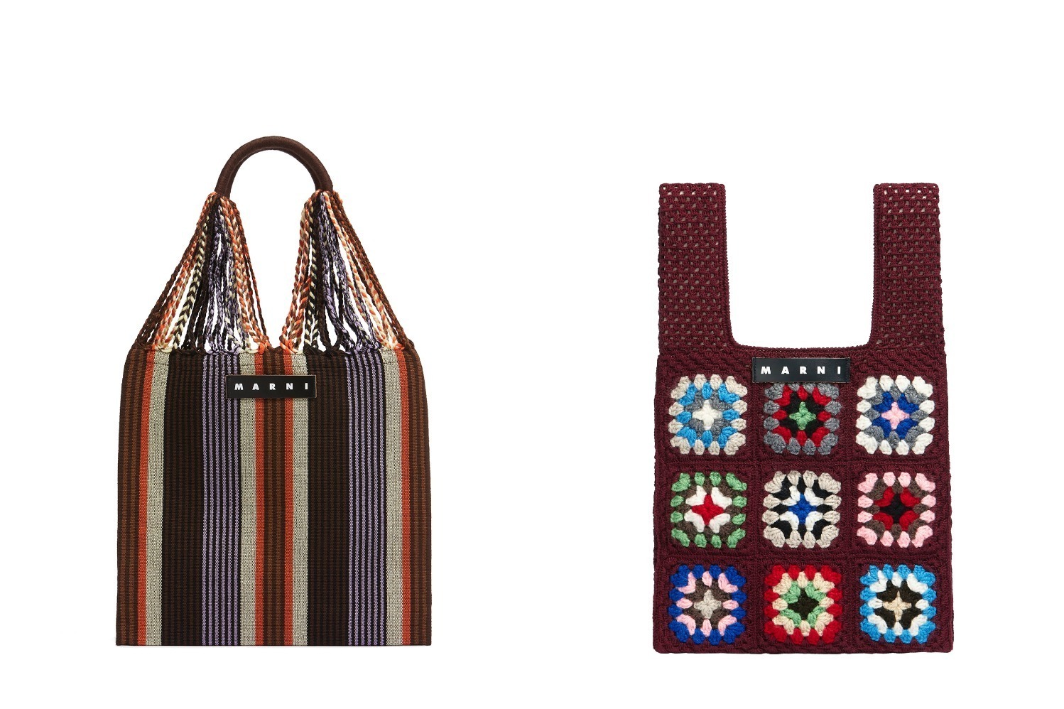 マルニ マーケット「ストライプバッグ」に新色ライトライム、ライム