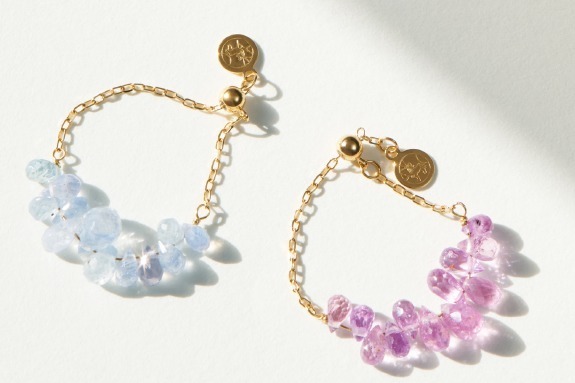 アルティーダ ウード“ブーケ風”サファイアの限定チェーンリング