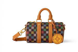 ルイ・ヴィトン“カラフルチェック柄”のダミエ・パターン、メンズバッグ