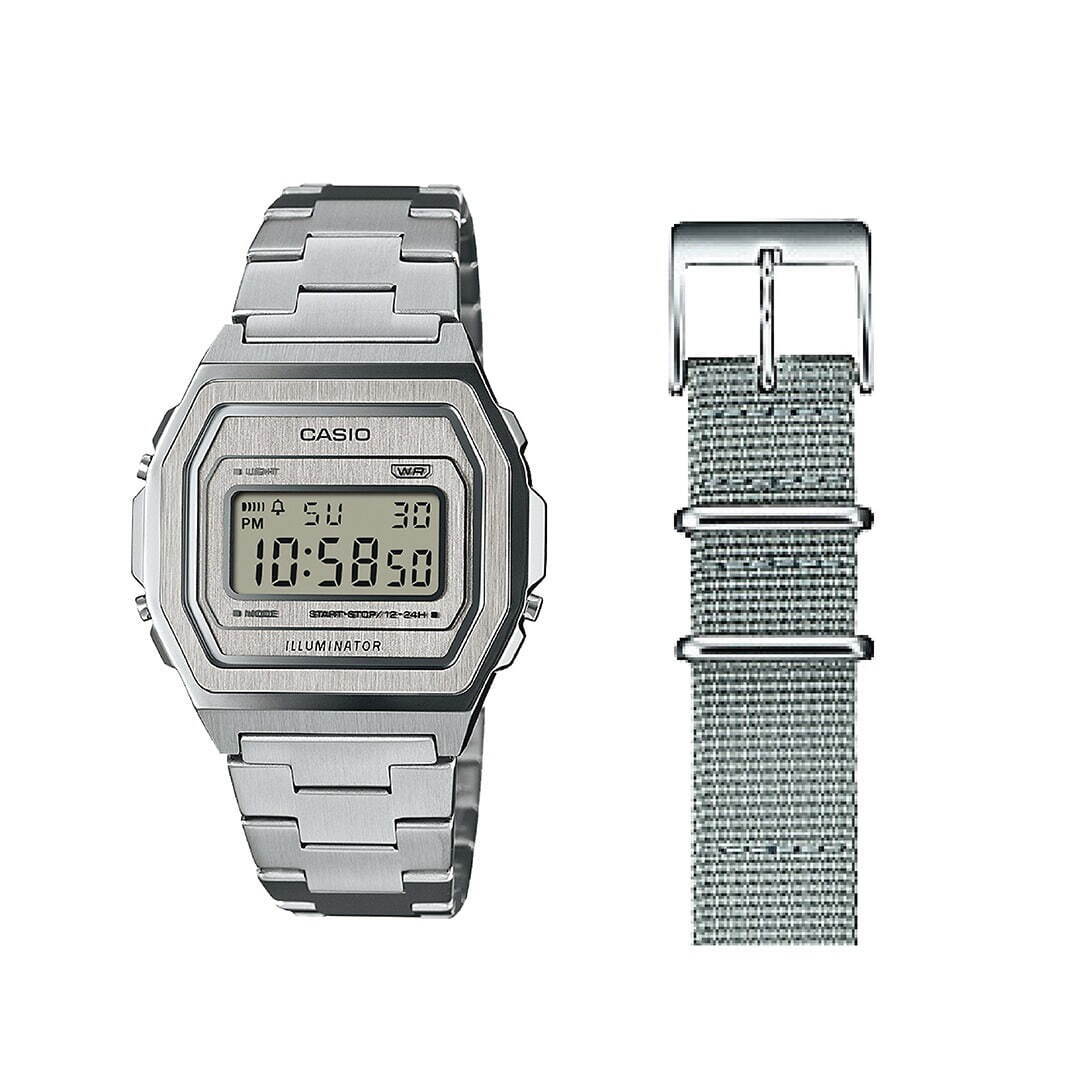 カシオの新作クラシック腕時計、“気分に合わせてベルトをチェンジ