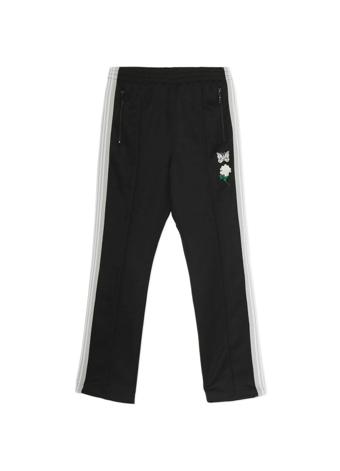 ワイルドサイド ヨウジヤマモト×ニードルズ、“蝶と牡丹”刺繍入り