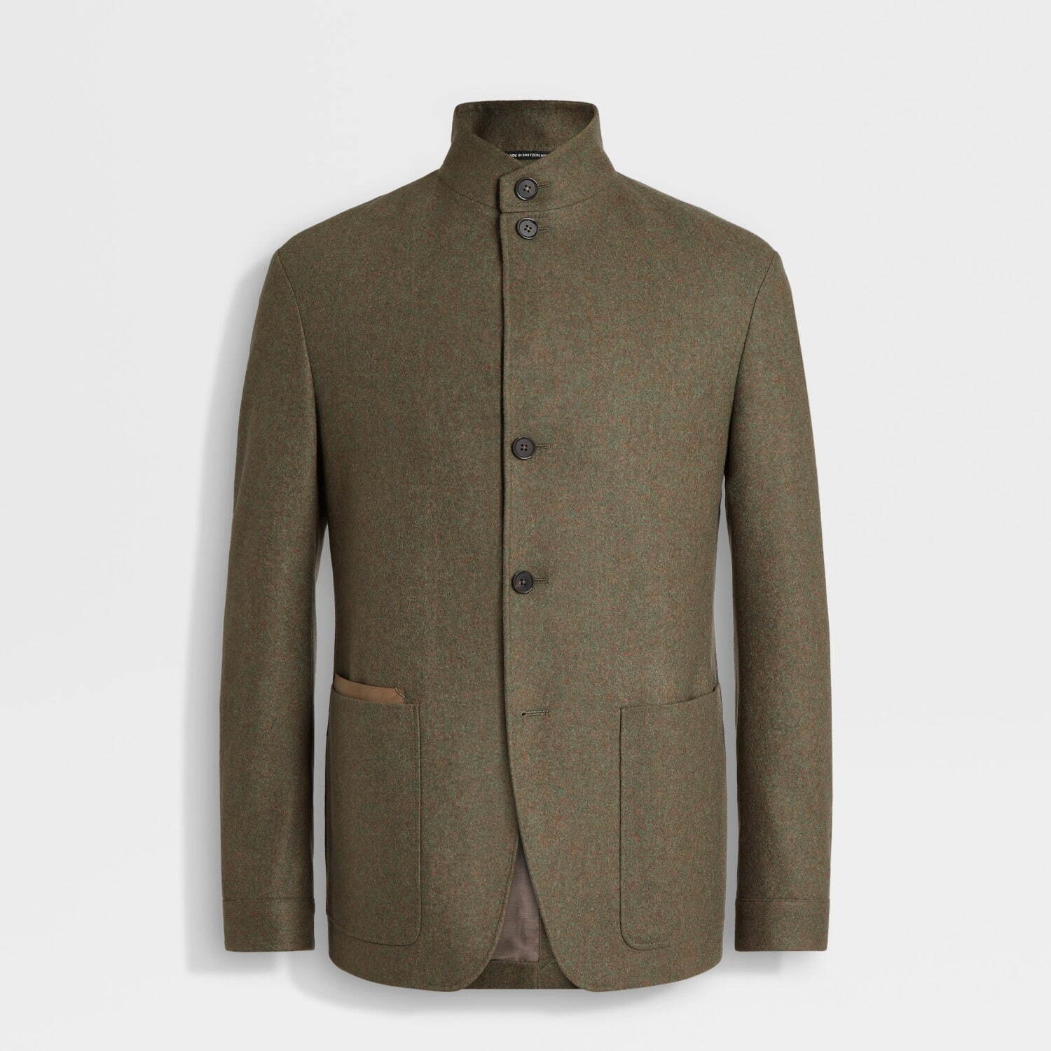 ゼニア“最高峰カシミヤ”ジャケット「イル コンテ」スタンドカラーの