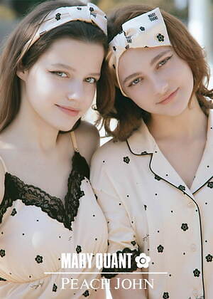 ピーチ・ジョン×マリークワント第2弾、デイジーモチーフ刺繍とドット柄