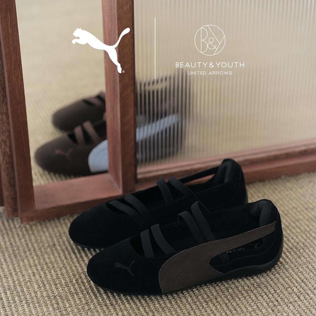 プーマ“バレエシューズ風”のゴムバンド付き「スピードキャット」に