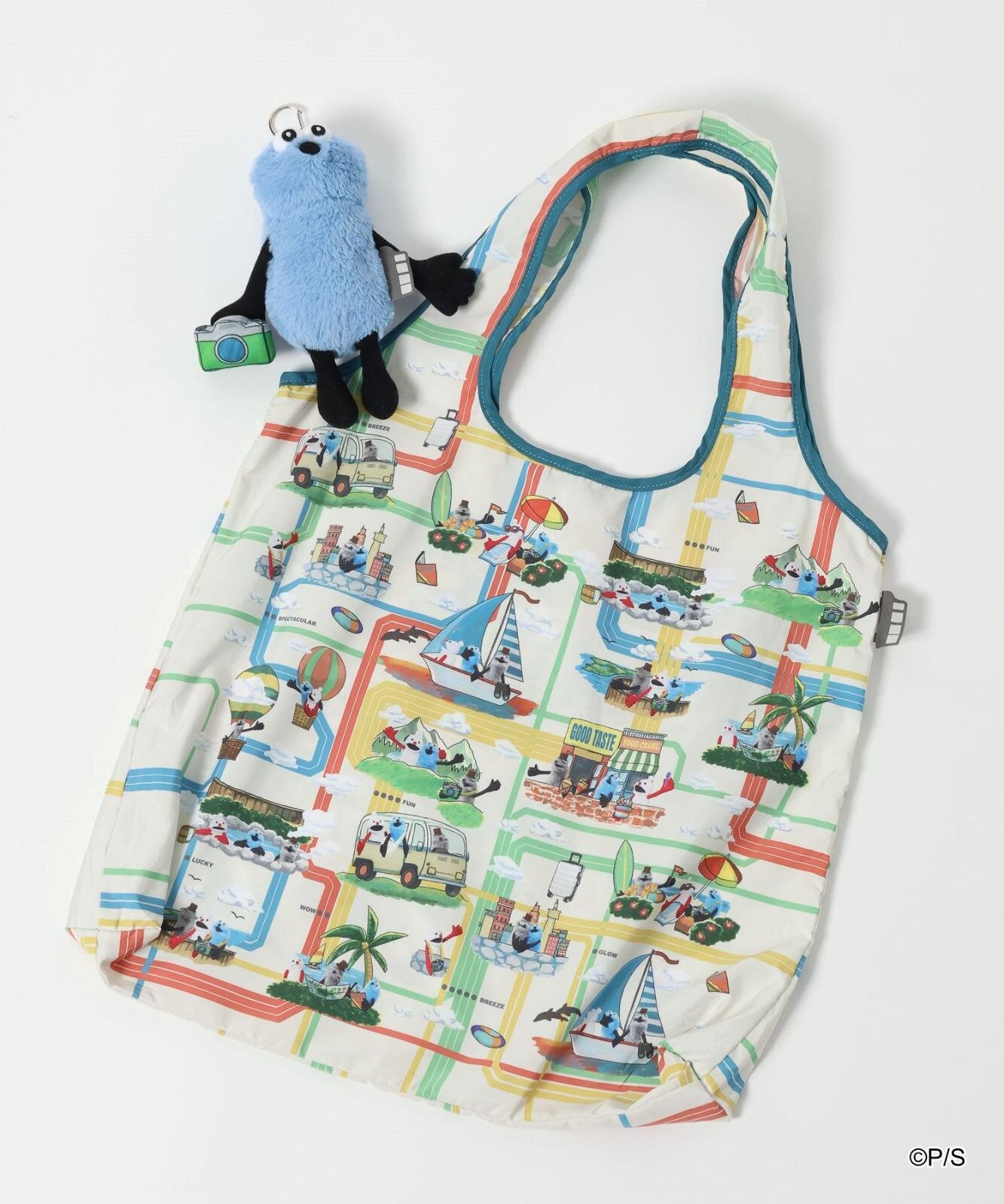 ニコアンド「パペットスンスン」ふんわり顔付きウォッシュバンド