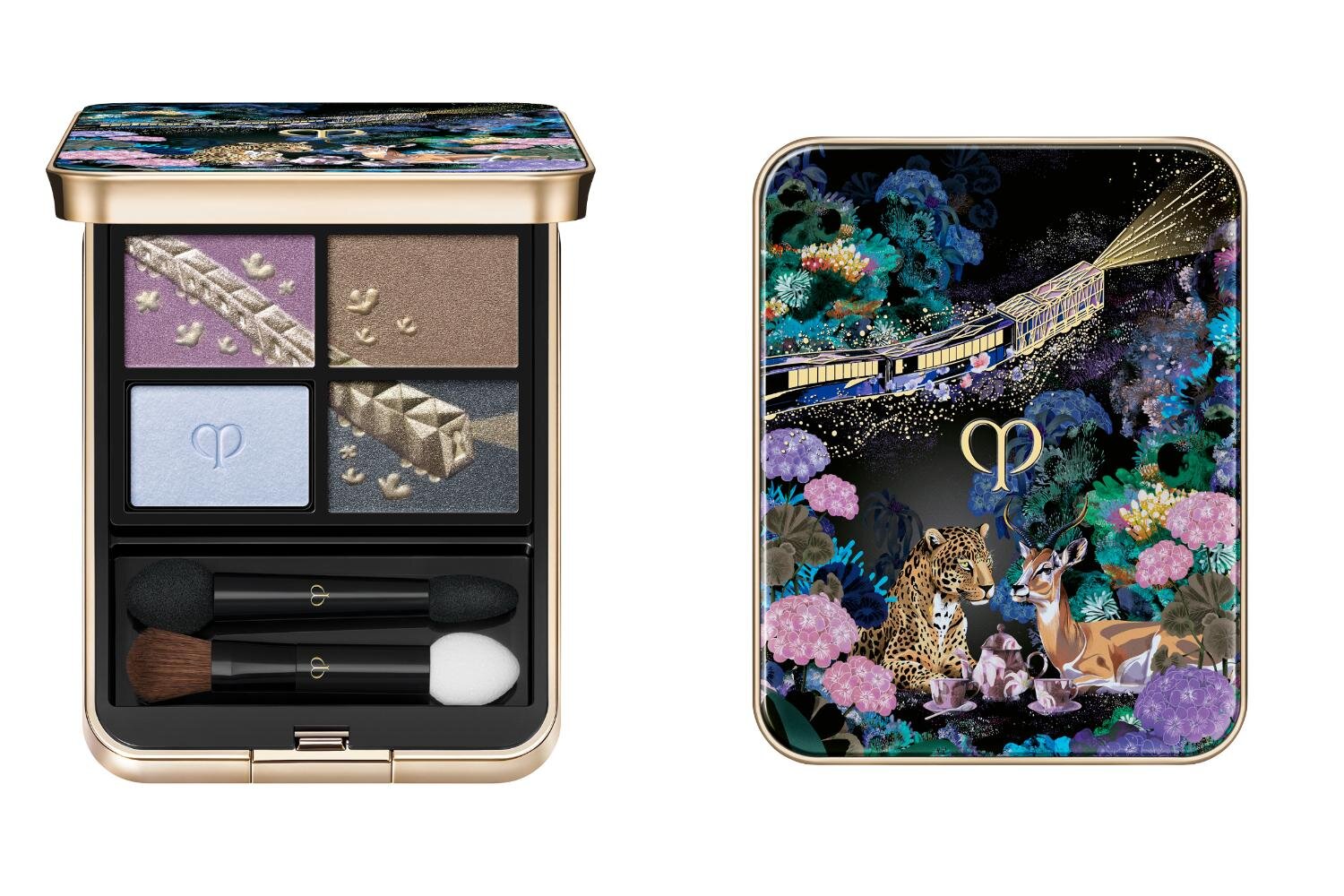 クレ・ド・ポー ボーテ25年クリスマスコスメ、“孔雀の羽”カラーの限定