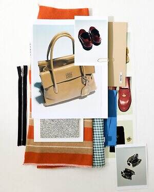 ミュウミュウの秋冬バッグ、“タータンチェック”柄バックパックや幅広