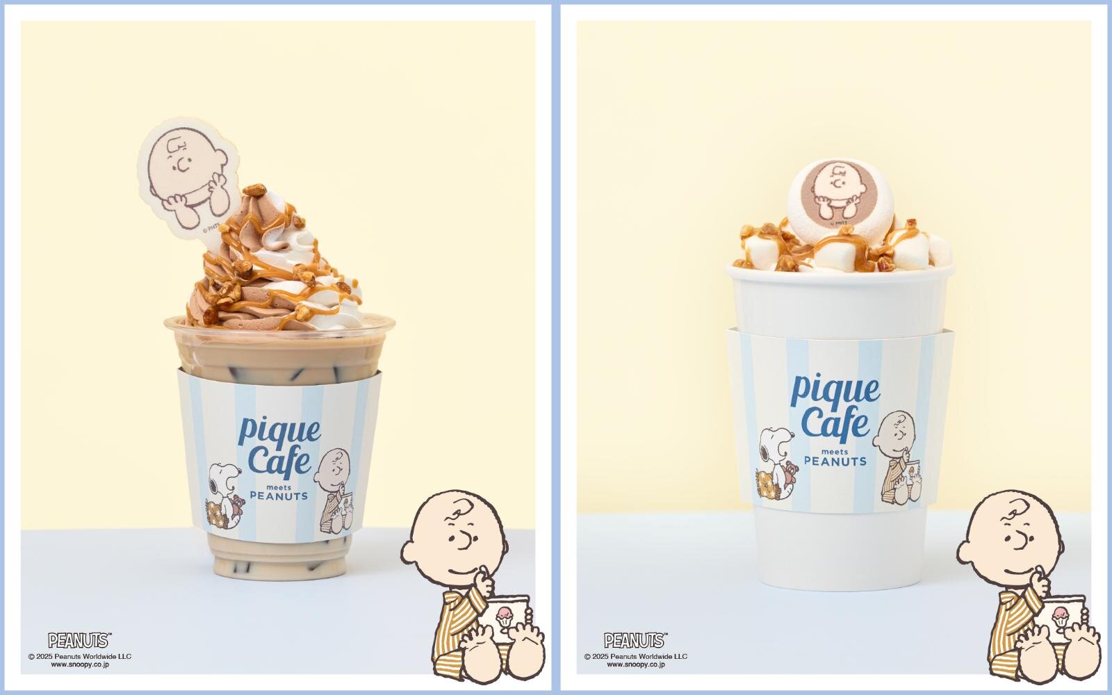 ジェラート ピケ カフェ「ピーナッツ」コラボスイーツ、スヌーピーの