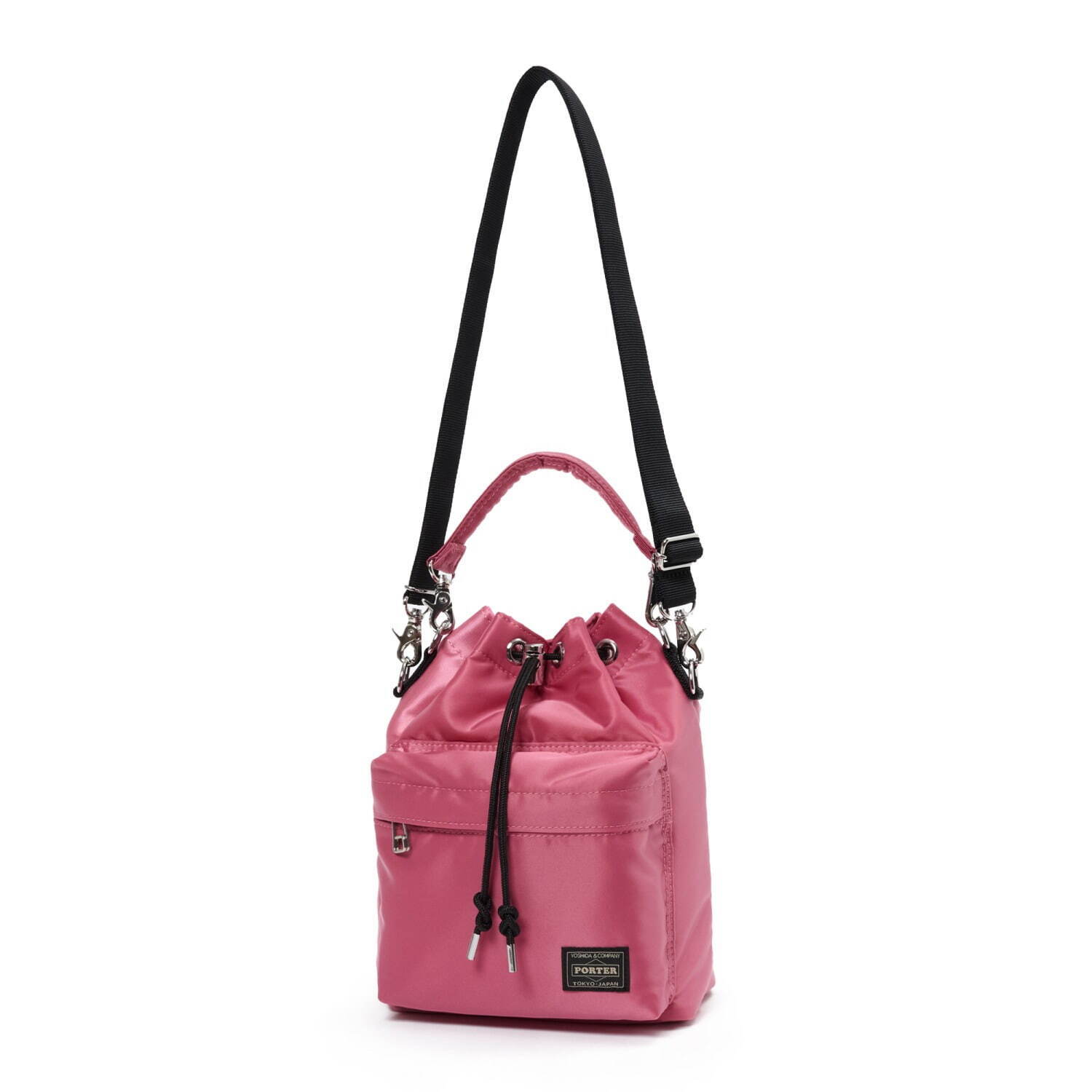 ポーター“巾着袋”着想バッグ「バルーンサック」弾けるピンク＆ソーダ