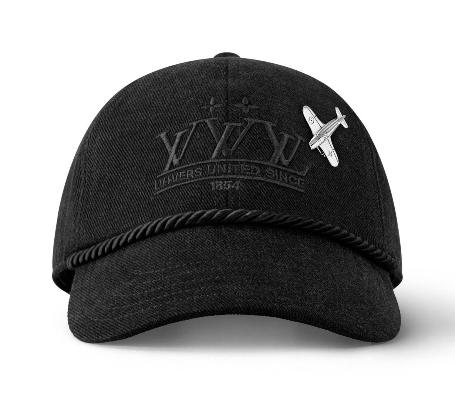 ルイ・ヴィトン25年春夏メンズ帽子、ステッチ風“ダミエ・パターン”の