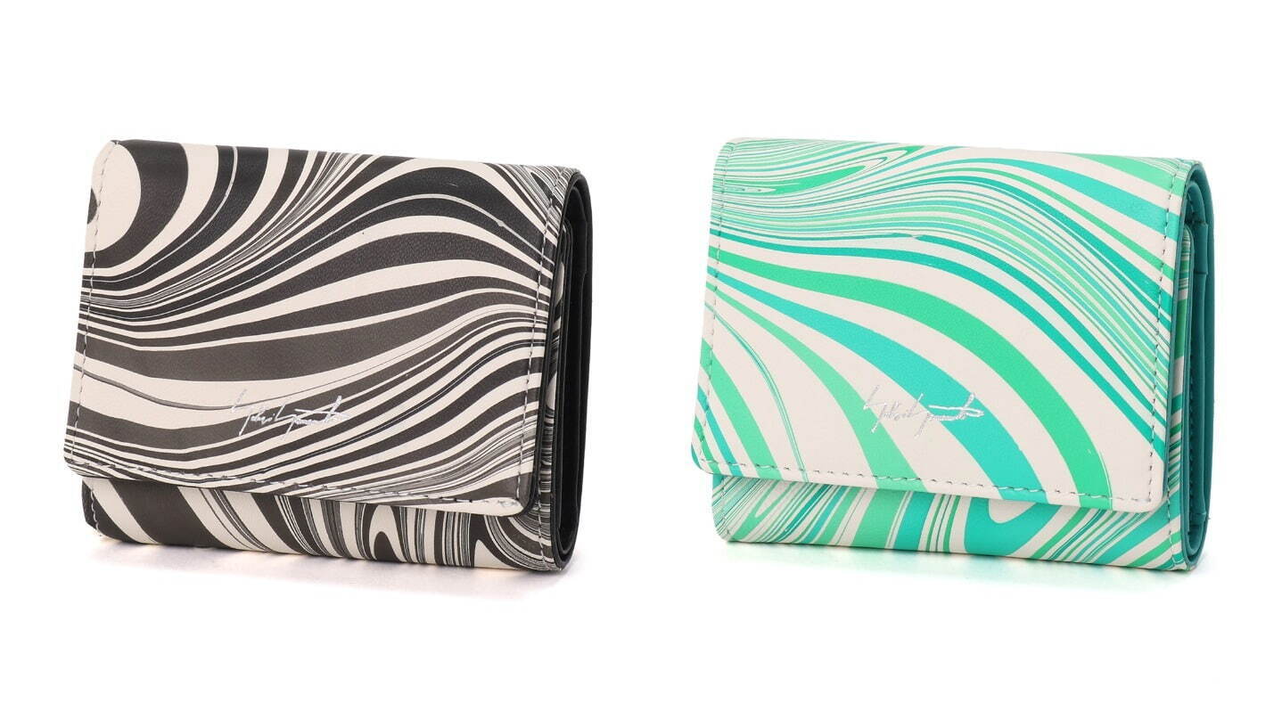 ディスコード ヨウジヤマモト“マーブル模様”ウォレット、ムラ感レザー