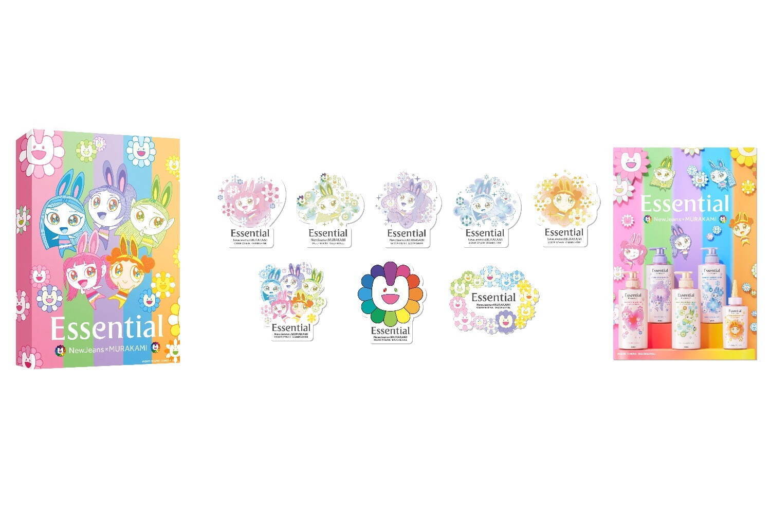 エッセンシャルの人気ヘアケアが数量限定パッケージに、NewJeansを村上