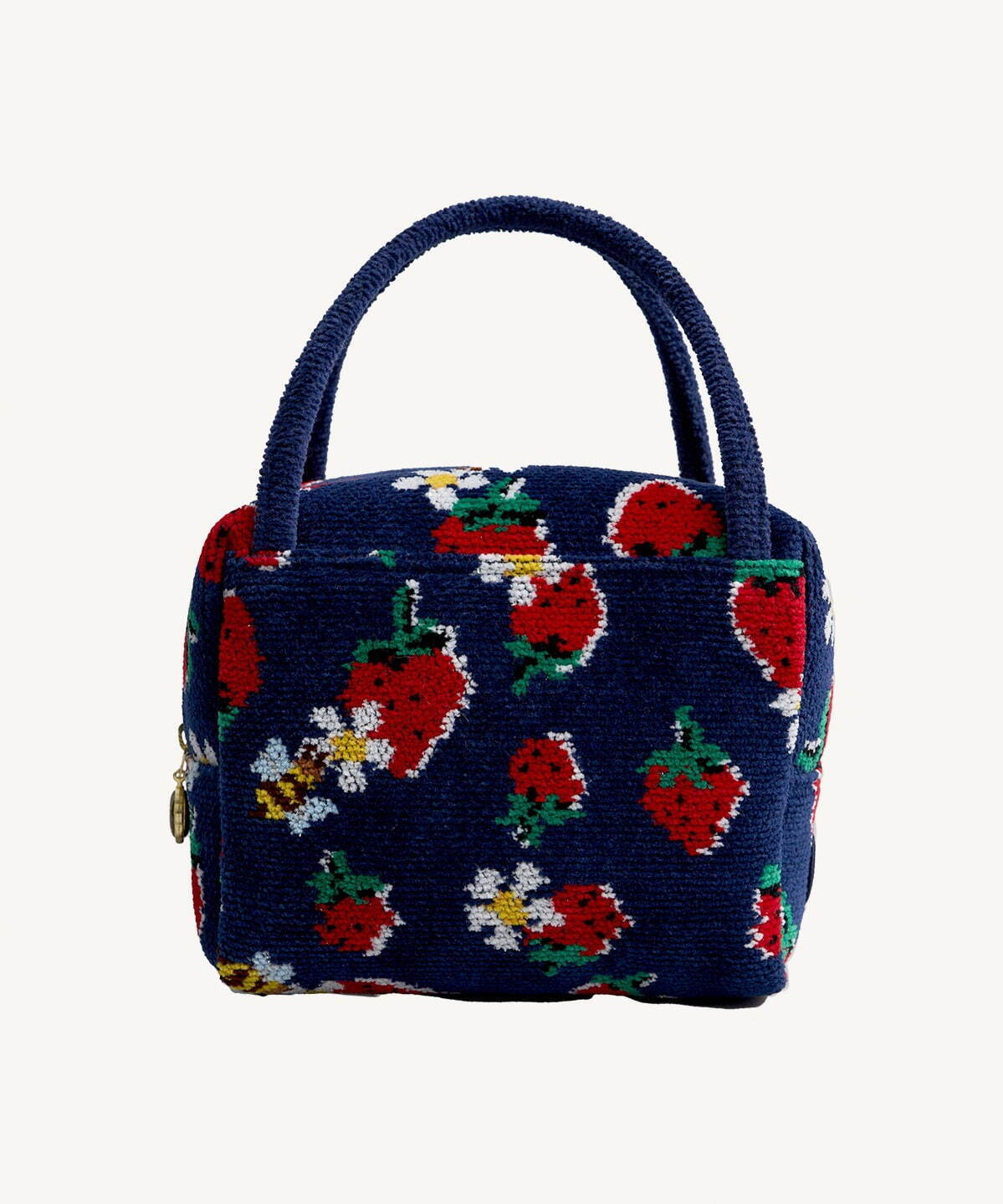 ミュベール × フェイラー“幸せ運ぶ”ハチとイチゴのミニボストンバッグ