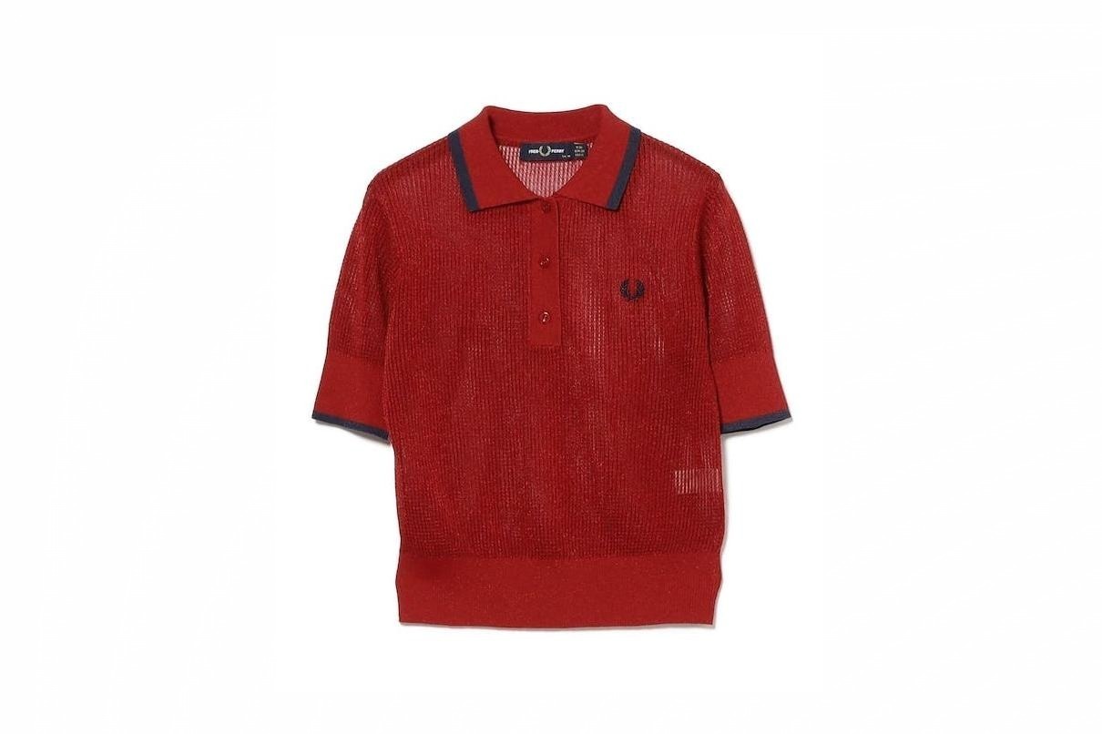 フレッドペリーのレイ ビームス限定“スノーホワイト”色のバイカラー