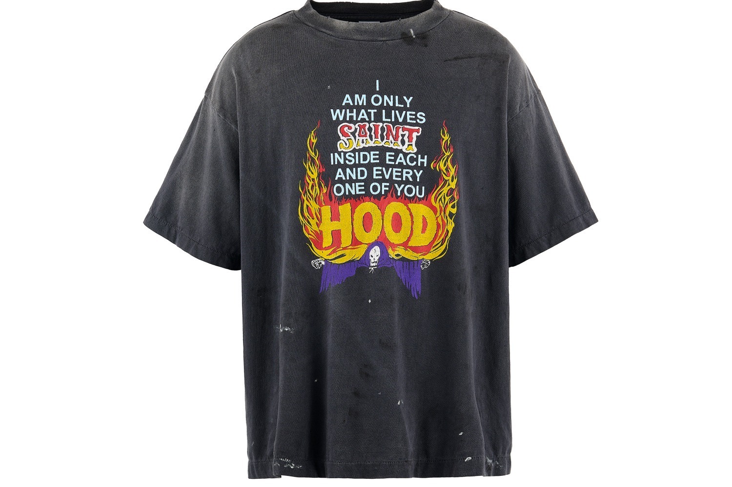 セント マイケル×ネイバーフッド、ヴィンテージ風Tシャツ&“スカル