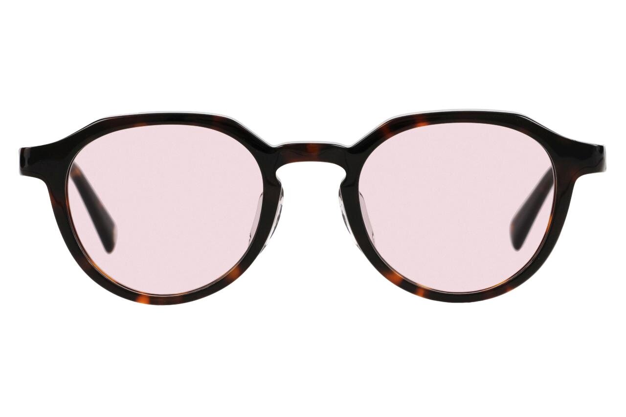 Zoff×マルゥ ユナイテッドアローズ、細めメタルフレームのメガネ＆淡い