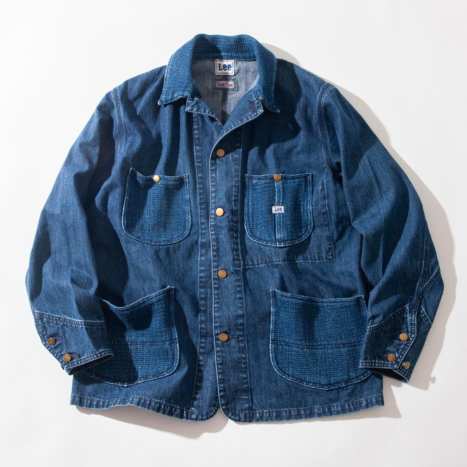 Lee×ブルーブルーのデニムワークジャケット、両ブランドのデニム