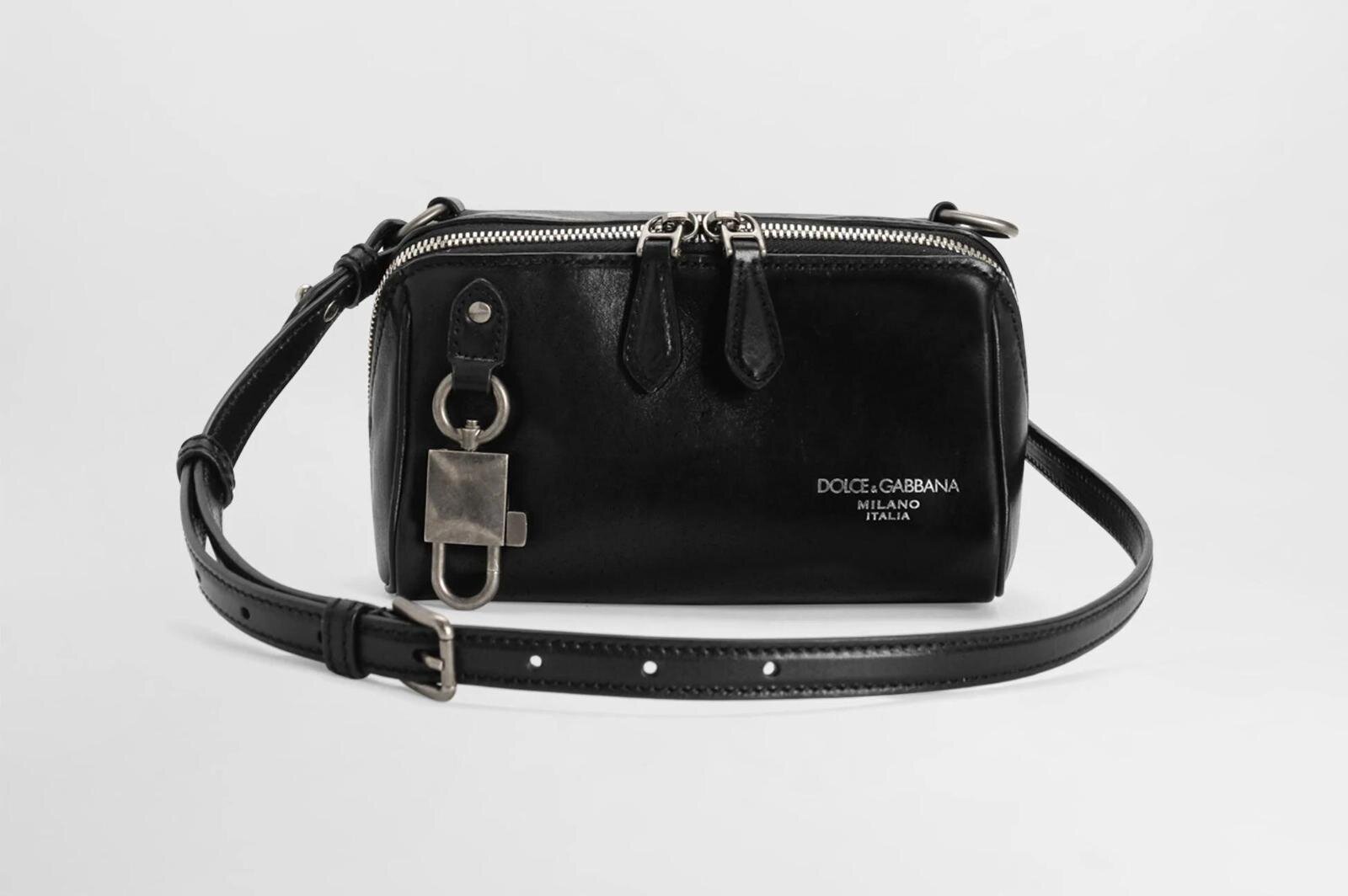 ドルチェ＆ガッバーナのメンズレザーバッグ、身軽なミニショルダーや