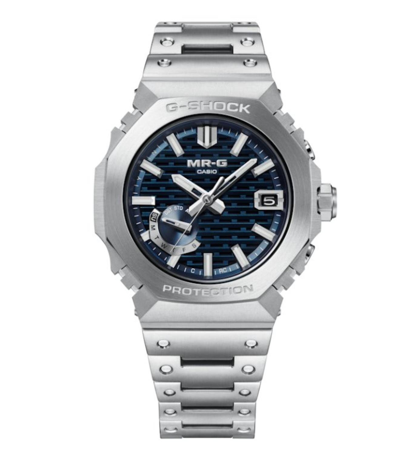 G-SHOCK最上位ウオッチMR-G、夜明けの澄んだブルーを思わせる日本の