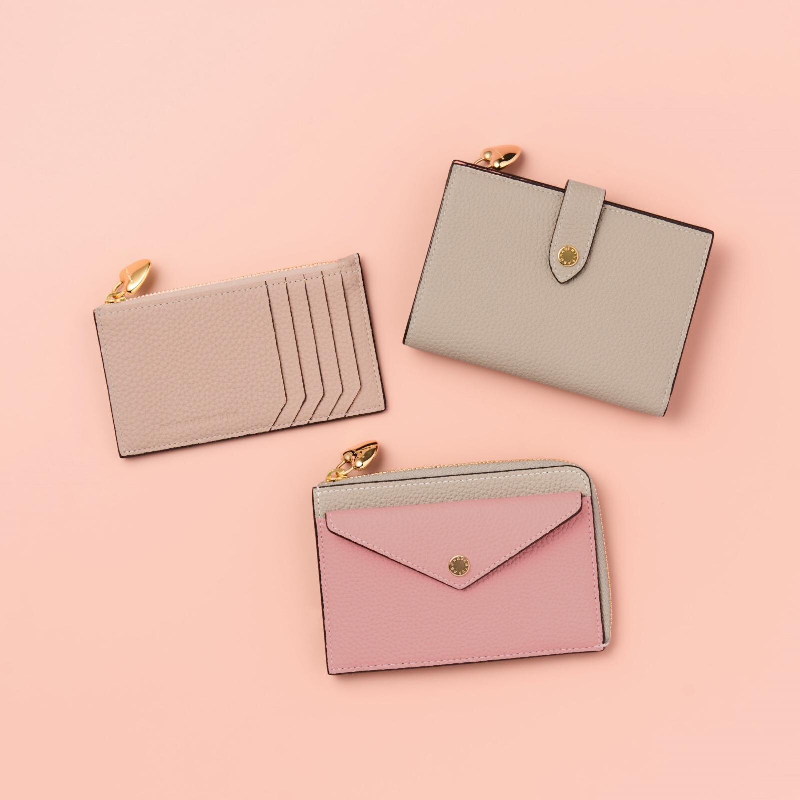 ボナベンチュラのバレンタイン”ハート”モチーフの財布＆ぷっくりくま型