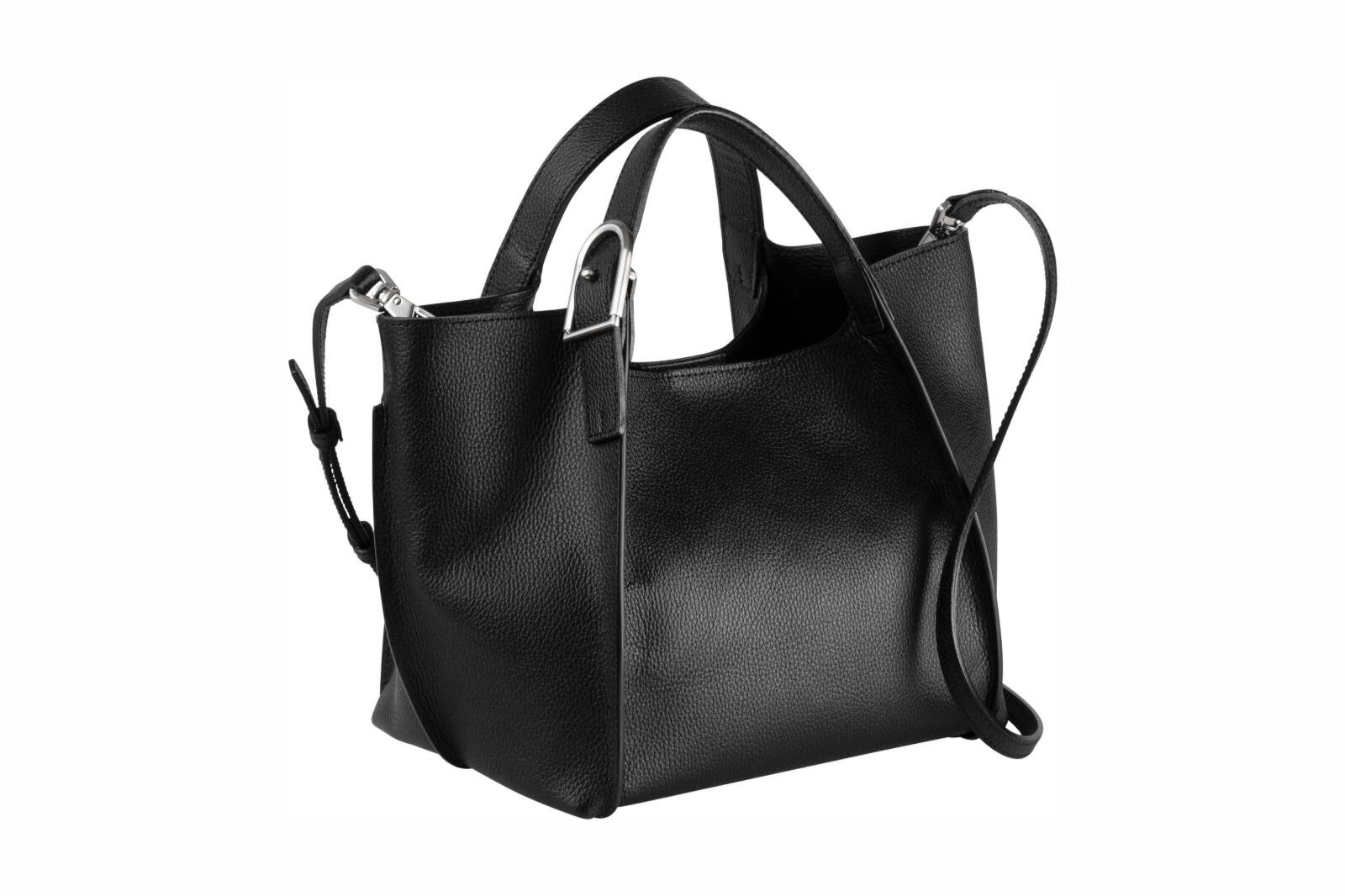 写真8/22｜土屋鞄の上質レザートートバッグ、すっきりシンプルなシボ型