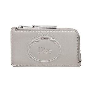 ディオール“リボンを飾った紋章”のミニ財布＆コインケース、優美な