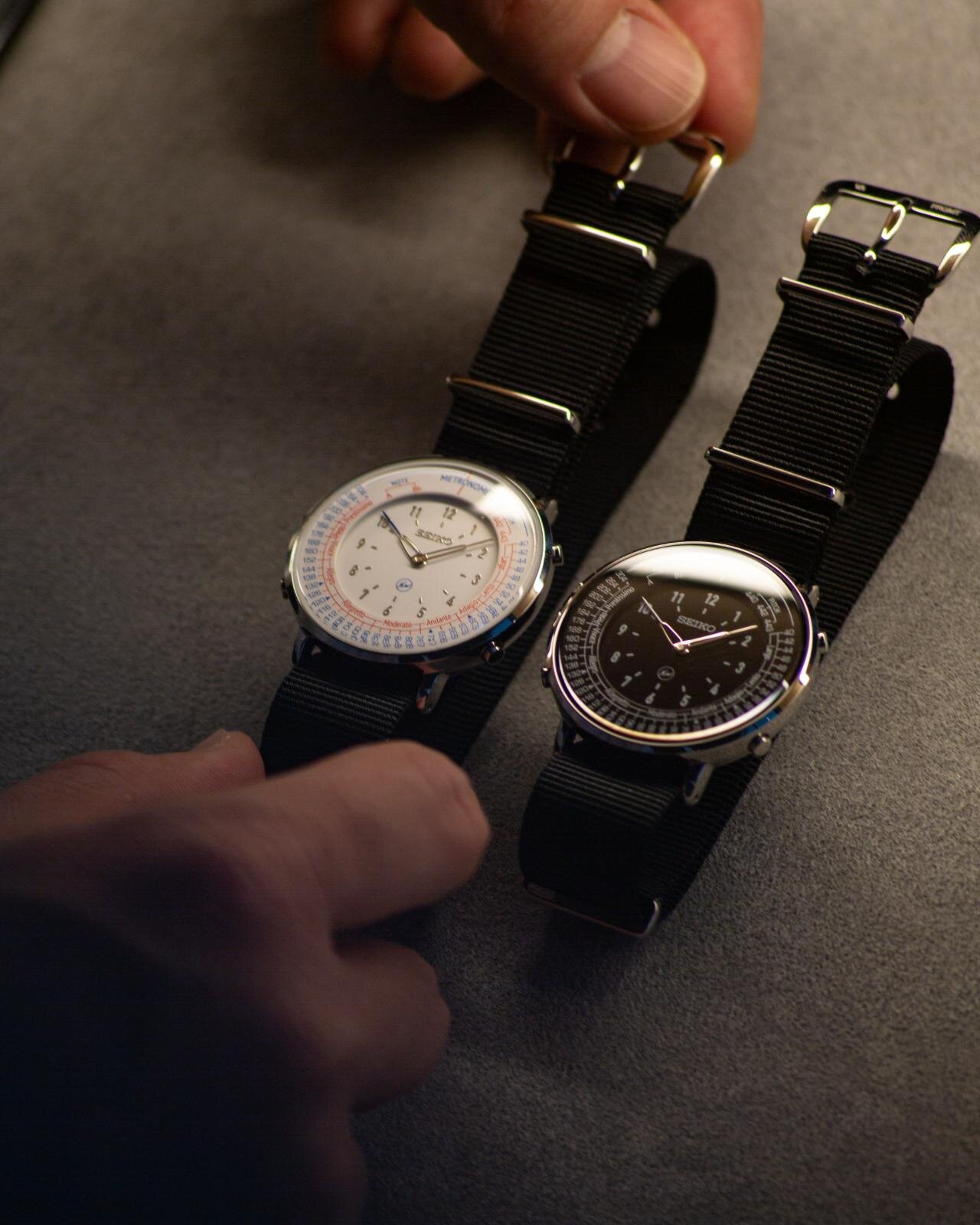 セイコー×フラグメント「メトロノームウオッチ」分針の動きでテンポが